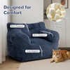 Pamapic Bean Bag Chair, Corduroy Lazy Sofa Bean Bags Comfy Couch with Armrests for Bedroom, Living Room, Apartment - 4 of 4