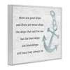 Stupell Industries Inspirational Friendship Quote Boat Ship Anchor Silhouette, 14" x 11" - 3 of 4