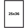 PosterPalooza | Antique Red Picture Frame - UV Acrylic, Foam Board Backing, Hanging Hardware - 2 of 4