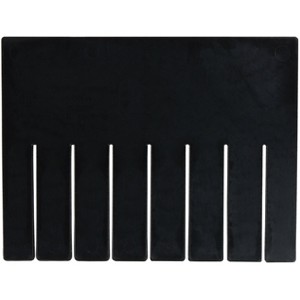 Quantum Storage Systems Long Divider, Conductive, For Use With Dg92080Co, Black (Pack Of 6), Made In Usa - 1 of 1