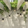 10ct LED Solar Outdoor Orb and Globe String Lights Clear Bulbs - Threshold™ - image 2 of 4