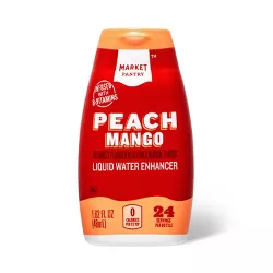Peach Mango Liquid Water Enhancer Drops - 1.62 fl oz - Market Pantry™