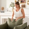 Oversized Chenille Armchair Accent Chair with Removable Cushions and Washable Covers for Living Room - 4 of 4