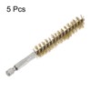 Unique Bargains Sturdy Wear-resistant 1/4" Hex Shank Handle Cleaning Brass Bore Brush - 3 of 4