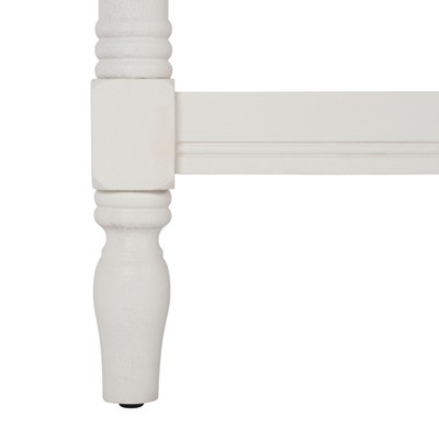 Coastal Cottage Charm White Pine Rectangular Coffee Table