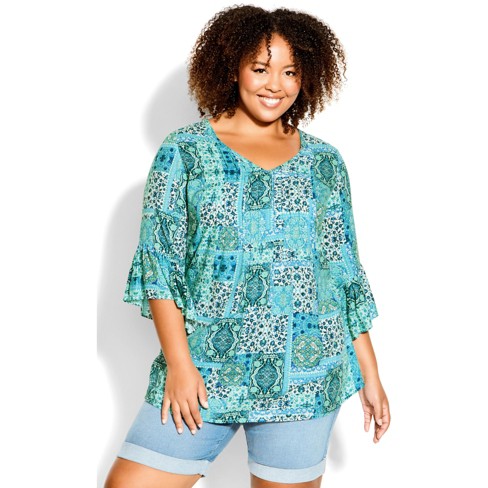 Womens Plus Size Tops-Shop Online  Blouse House – Tagged polyester-spandex-ity-knit  – BlouseHouse