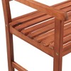 vidaXL Solid Wood Acacia Patio Bench with Cushion Garden Outdoor Balcony Backyard Terrace Porch Wooden Lounge Seating Furniture 47.2" - 4 of 4