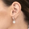 Adornia Floral Mother of Pearl Drop Earrings - 2 of 3