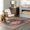 Nuloom Hera Medallion Spill Proof Treated Pet Friendly Premium Machine Washable Area Rug - 2 of 4
