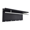 Chery Life Decorative Coat Racks with 5 Hooks, Coating Hook Wall Mounted with Shelf - 3 of 4