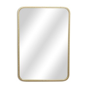 Cheung's Cheungs Nuvelle Rectangular Gold Metal Framed Wall Mirror - 1 of 4