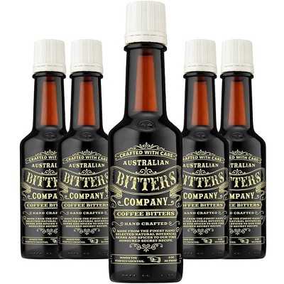 Australian Bitters Company Coffee Bitters 5 Pack: Elevate Your Cocktails with 4oz Bottles Perfect for Classic Mixed Drinks