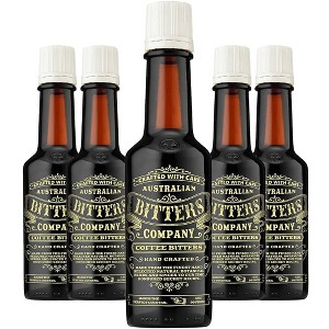 Australian Bitters Company Coffee Bitters 5 Pack: Elevate Your Cocktails with 4oz Bottles Perfect for Classic Mixed Drinks - 1 of 1