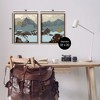 Stupell Industries Mountain Range over Abstract 2pc Floating Frame Art Set - 3 of 4