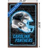 Trends International NFL Carolina Panthers - Neon Helmet 23 Framed Wall Poster Prints - 3 of 4