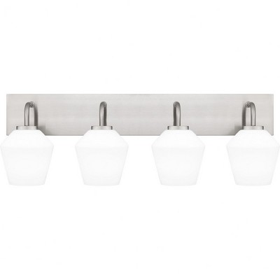 Quoizel Lighting Nielson 4 - Light Vanity in  Brushed Nickel