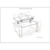 CAVINAS Modern Design Storage Ottoman Bench with Lift-Top,Multi-Functional Footstool with Hidden Storage,Storage Bench for Living Room,Bedroom,Brown - 3 of 4