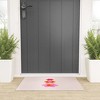 Daily Regina Designs Les Fleurs 01 Abstract Retro 30" x 20" Welcome Mat - Society6 - 2 of 3