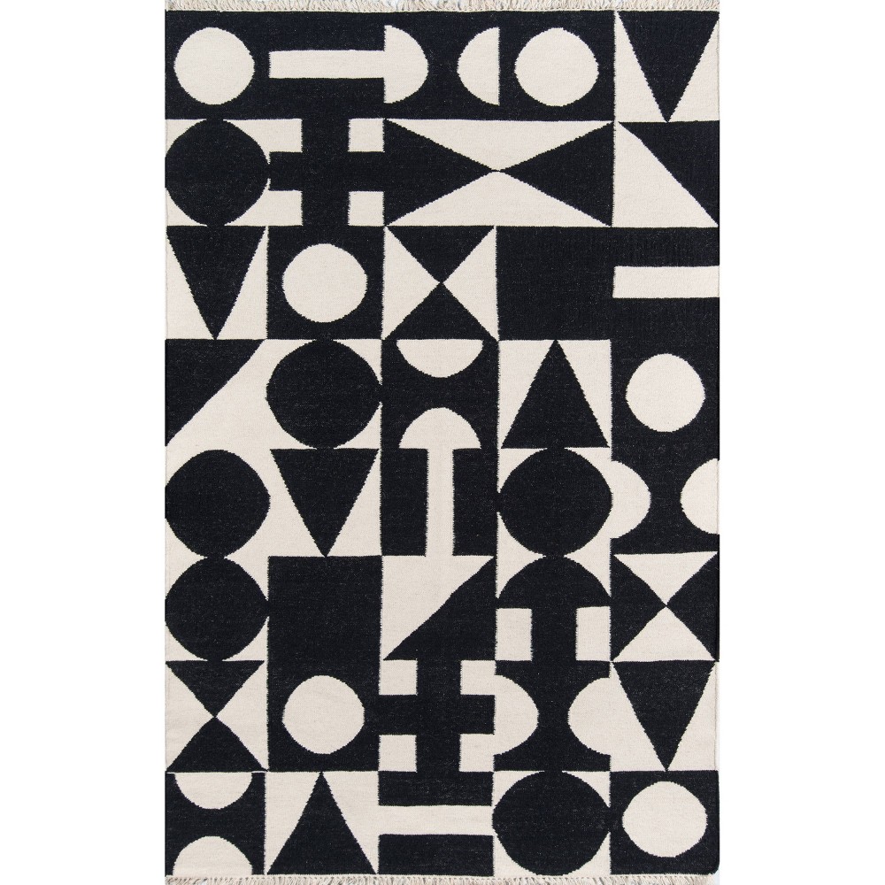 Photos - Area Rug 2'x3' Topanga Accent Rug Black - Novogratz by Momeni