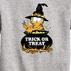 Boys' - Garfield - Trick Or Treat Graphic Long Sleeve Fleece Sweatshirt - 2 of 4