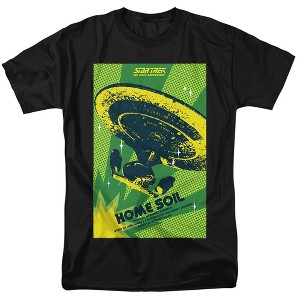 Star Trek Tng Season 1 Episode 18 Adult T-Shirt Black - 1 of 4