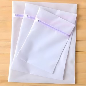 Kitcheniva Purple Laundry Mesh Bags - 3 Pack (Small, Medium, Large) Reusable Washing Bags for Clothes, Delicates, Shoes - 1 of 4