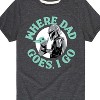 Boys' - The Mandalorian - Where Dad Goes I Go Short Sleeve Graphic T-Shirt - 2 of 4
