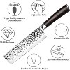 imarku Nakiri Knife, Vegetable Meat Cleaver Knife Razor Sharp Chef Knife 7-inch Japanese Stainless Steel Kitchen Knife with Ergonomic Handle - 4 of 4