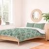Deny Designs Full/Queen Little Arrow Design Mistletoe Mint Duvet Cover and Pillow Sham Green - 2 of 4