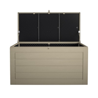 Cosco Extra Large Tan Lockable Plastic Deck Box