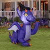 Gemmy Airblown Inflatable Purple Baby Dragon , 3.5 ft Tall, Multi - 2 of 4