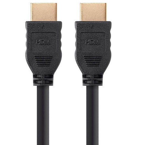 Monoprice HDMI Cable - 1.5 Feet - Black | High Speed, 4k@60Hz, 10.2Gbps, 32AWG, CL2, Compatible with UHD TV and More - Commercial Series - image 1 of 4