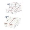 NicBex Convertible Sofa Bed,Velvet Loveseat Sofa with 3-Position Reclining Back and Plush Tufted Design for Bedroom,Living Room - 3 of 4