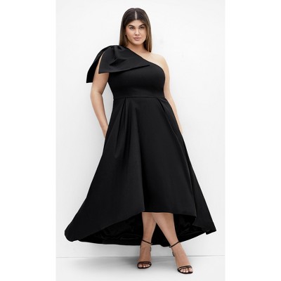 Women's Plus Size Captivate Maxi Dress - black | CITY CHIC