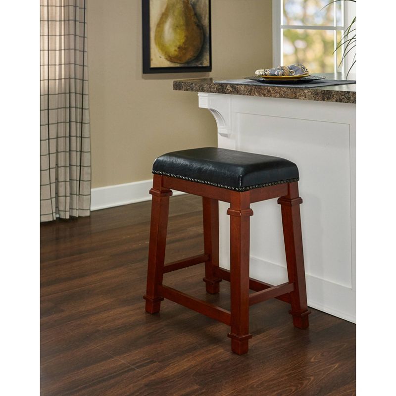 Kennedy Backless Counter Height Barstool Wood - Linon, 5 of 11
