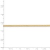 Black Bow Jewelry 2mm, 14k Yellow Gold, Solid Franco Chain Necklace - 4 of 4