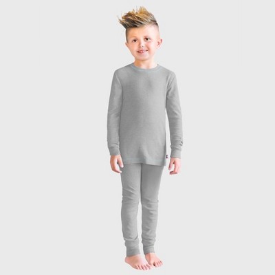 City Threads Boys USA-Made Soft & Cozy Thermal Long Johns 2-Piece Set - Warm Base Layer & Loungewear