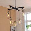 Vaxcel Kassidy 5 - Light Chandelier in  Black - 3 of 4