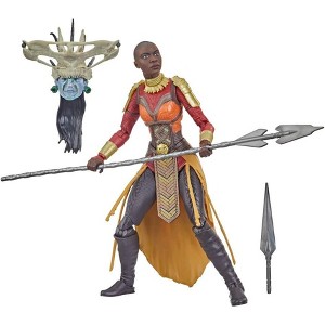 Marvel Legends Series Okoye 6-Inch Action Figure – Black Panther: Wakanda Forever Collectible with Accessories & Build-A-Figure Part - 1 of 4