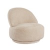 Whisen Accent Chair & 360° Swivel Armlesschair with Space-Saving Design - 4 of 4