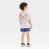 Toddler Boys' 2pc Bluey Americana Short Sleeve T-Shirt and Shorts Set - Blue/White - 2 of 4