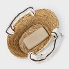 Scarf Basket Tote Handbag - A New Day™ Cream/White - 4 of 4
