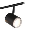 Pro Track 4-Light Heads LED Ceiling or Wall Track Light Fixture Kit GU10 Dimmable Directional Adjustable Black Modern Kitchen Bathroom 32 1/4" Wide - 3 of 4
