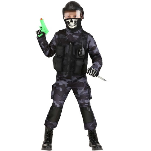 Halloweencostumes.com X Large Boy Kid's Navy Midnight Commando Costume ...