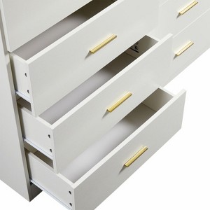 Okak Modern 8/9-Drawer Dresser with Gold Handles, Wide Bedroom Storage Chest for Living Room - 1 of 4