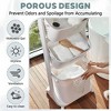 QingMoon Laundry Hamper with Wheels, 4-Tier Laundry Storage Organizer with Removable Baskets, Stackable Laundry Cart for Laundry Room or Small Space - 2 of 4
