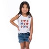 The Juniper Shop Coquette Bows And USA Strawberries Toddler Tank - 4 of 4