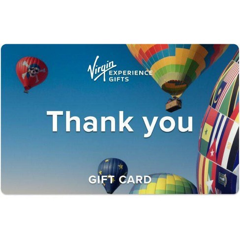 $100 Virgin Experience Gifts Egift Card (email Delivery) : Target