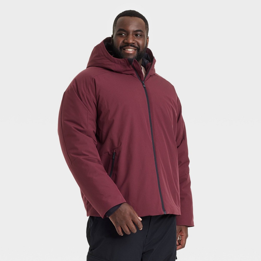 Men's Big Winter Jacket - All In Motion™ Berry Red 4XL