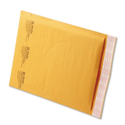 Sealed Air Jiffylite Self-Seal Mailer Side Seam #2 8 1/2 x 12 Golden Brown 100/Carton 39093